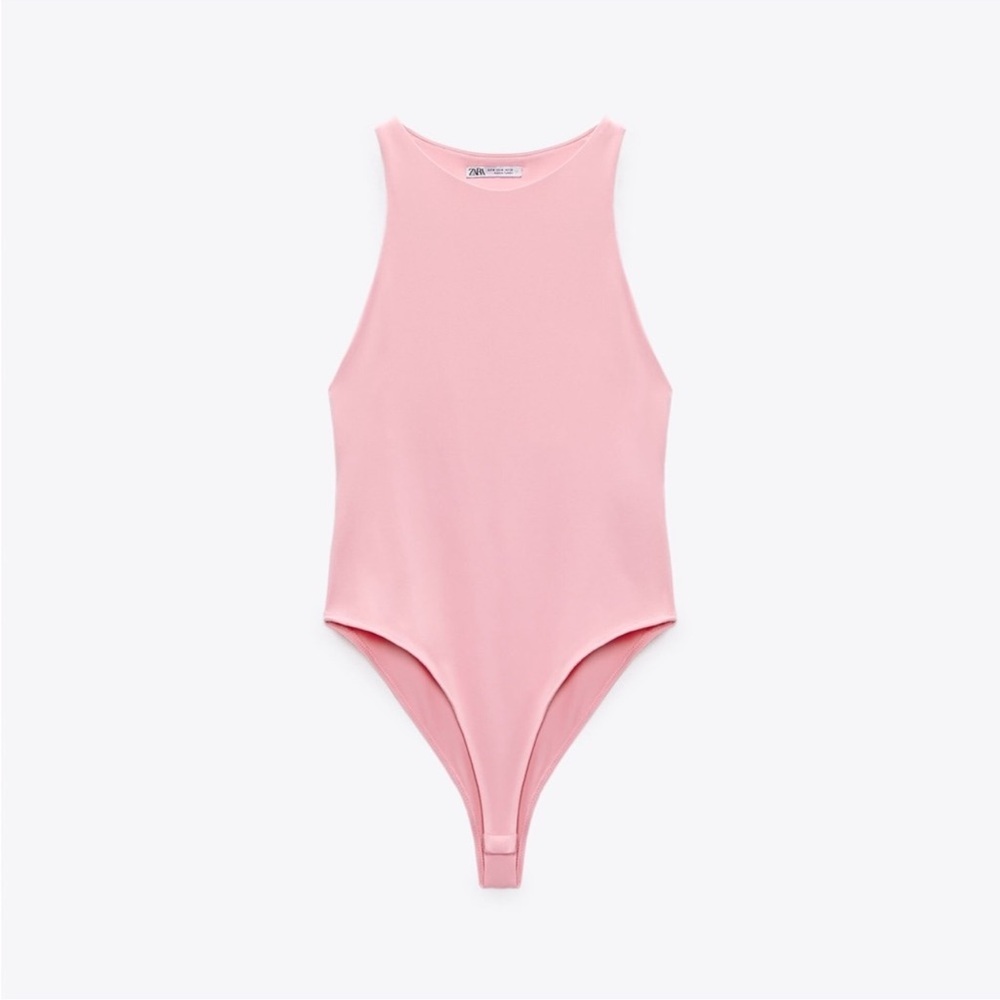 ZARA Pink Bodysuit M - Picture 3 of 8